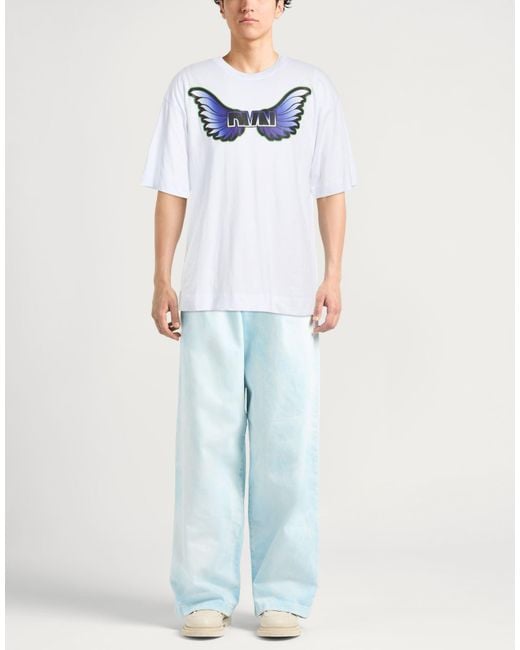 Dries Van Noten Blue T-Shirt Cotton for men