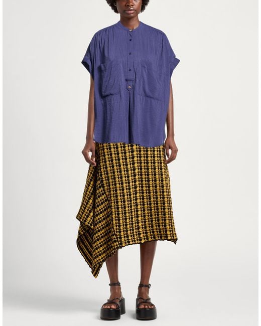 Sessun Blue Top Viscose, Cotton, Polyester