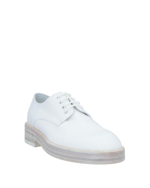 Ann Demeulemeester White Lace-up Shoes
