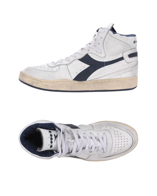 Diadora Trainers in White for Men | Lyst