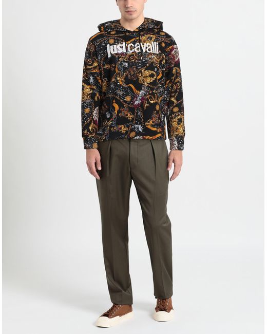 Just Cavalli Black Sweatshirt for men