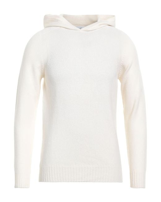 Gran Sasso White Sweater Virgin Wool for men