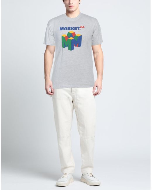 Market Gray T-shirt for men