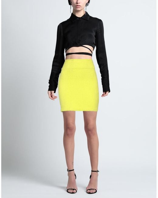 KENZO Yellow Mini Skirt