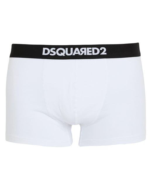 DSquared² White Boxer for men