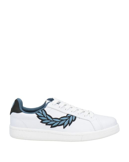 Fred Perry White Sneakers Leather for men