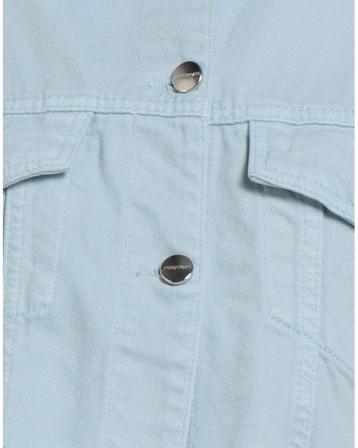hinnominate Blue Denim Outerwear