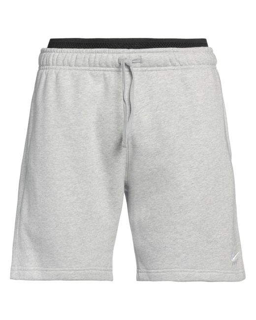 Nike Gray Shorts & Bermuda Shorts Cotton, Polyester, Nylon, Elastane for men