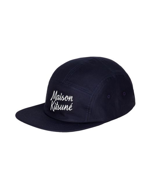 Maison Kitsuné Blue Hat for men