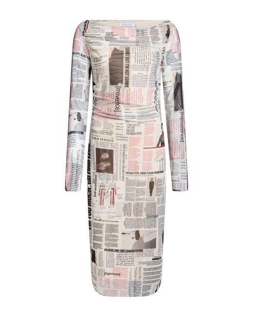 Patrizia Pepe White Midi Dress