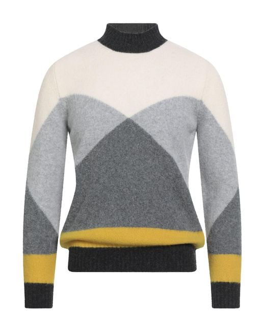 Drumohr Gray Turtleneck for men