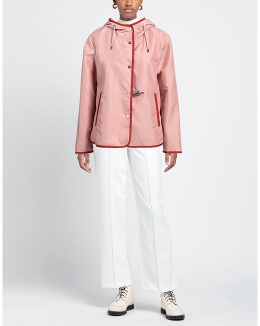 Fay Pink Overcoat & Trench Coat