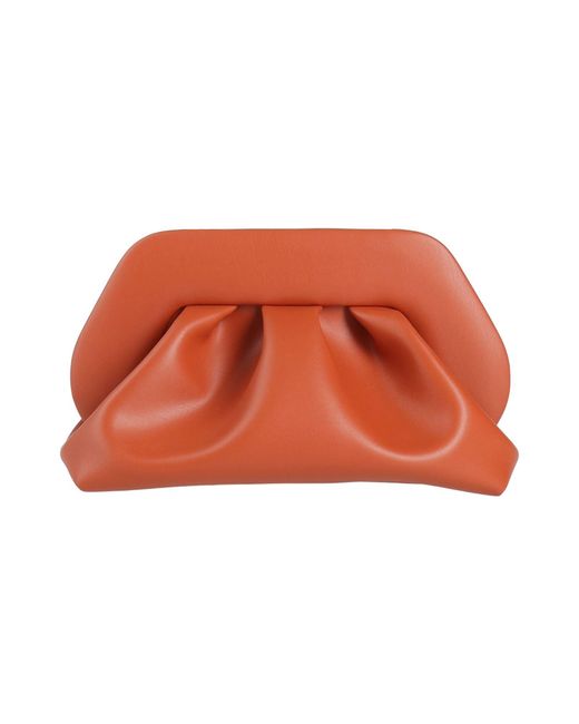 THEMOIRÈ Orange Tia -- Clutch Recycled Fibers