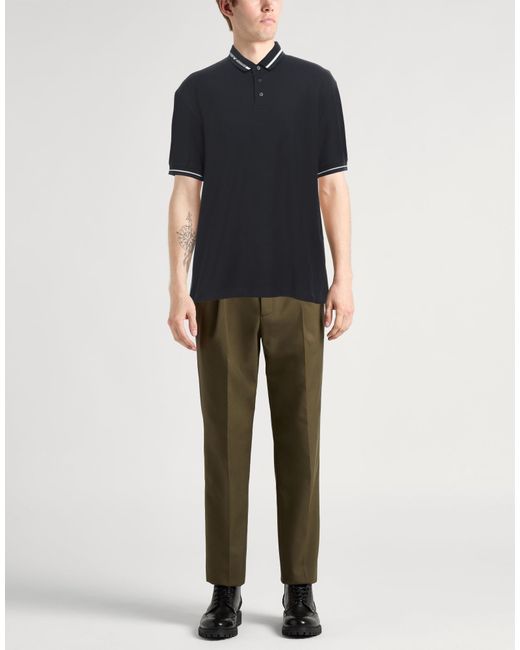 Emporio Armani Black Polo Shirt for men