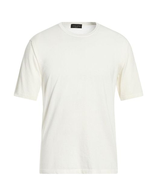 Pullover Roberto Collina de hombre de color White
