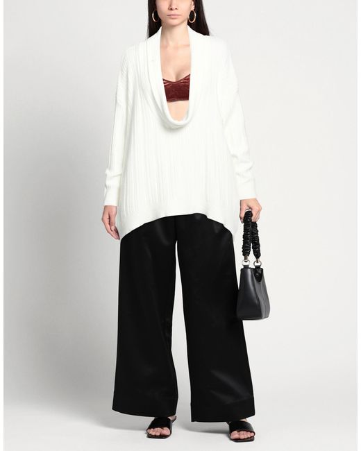 Haveone White Sweater Viscose, Polyester, Polyamide