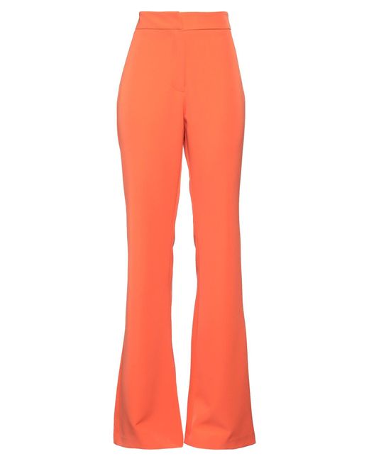 SILENCE LIMITED Red Pants Polyester, Elastane