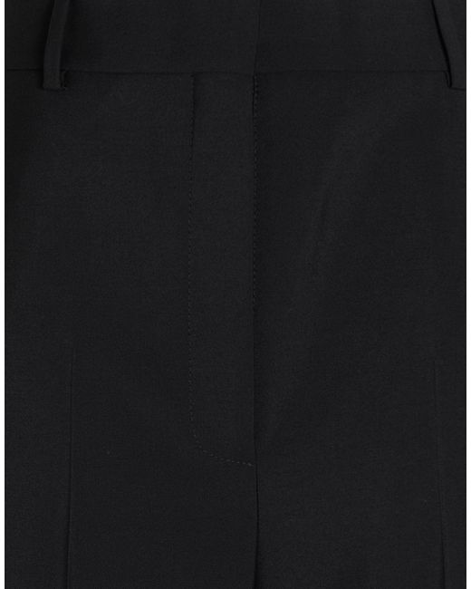 McQueen Black Pants Wool