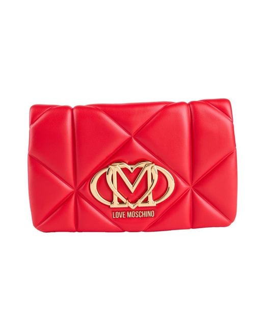 Love Moschino Red Handbags