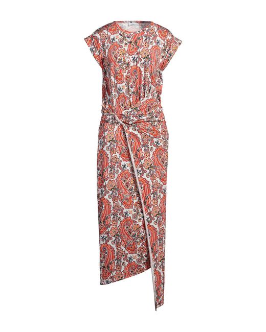 Rabanne Pink Maxi Dress Viscose, Elastane