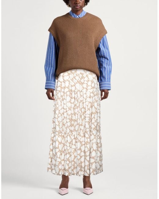 High Natural Maxi Skirt