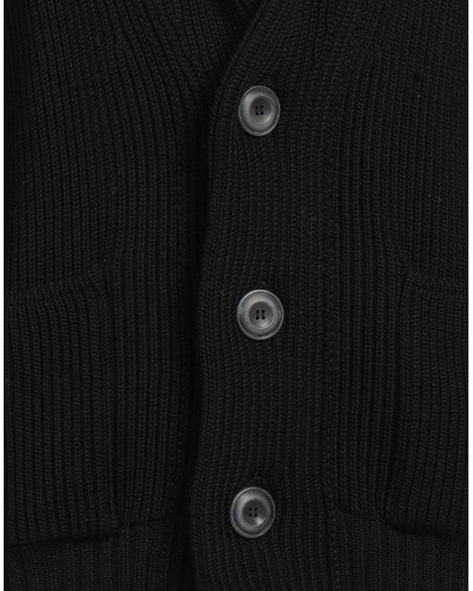 FILIPPO DE LAURENTIIS Black Cardigan for men