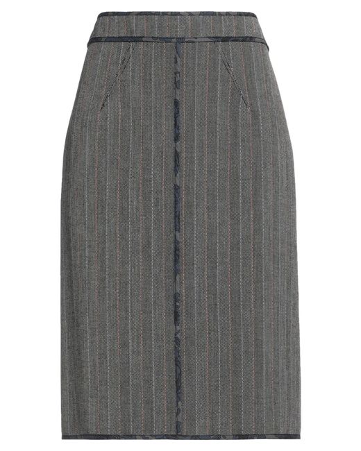 Sfizio Gray Midi Skirt