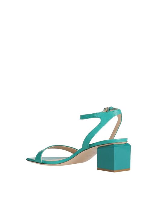 Agl Attilio Giusti Leombruni Green Sandals Leather