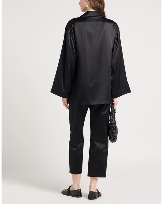 Max Mara Black Shirt Silk