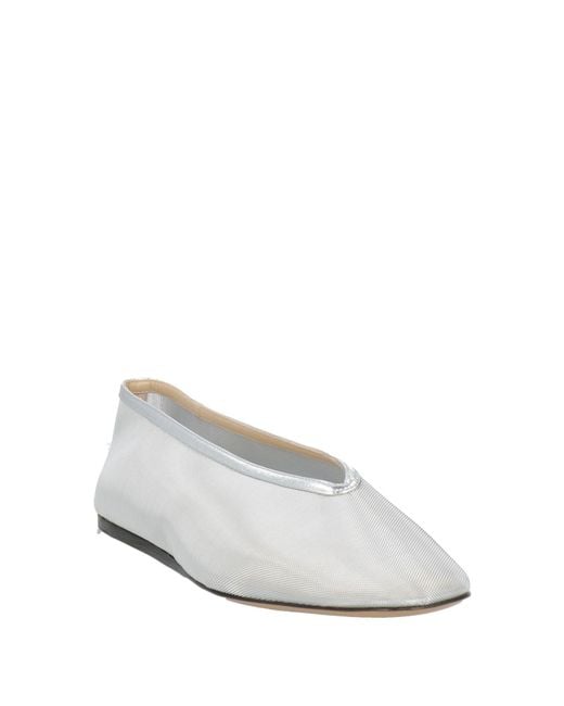 Le Monde Beryl White Ballet Flats