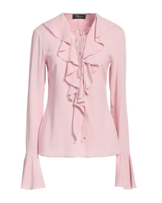Blumarine Pink Top Viscose, Elastane