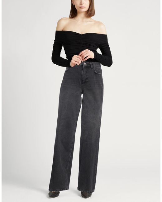 Liu Jo Gray Jeans Cotton