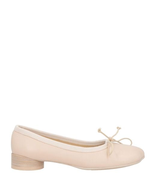 MM6 by Maison Margiela Natural Ballet Flats