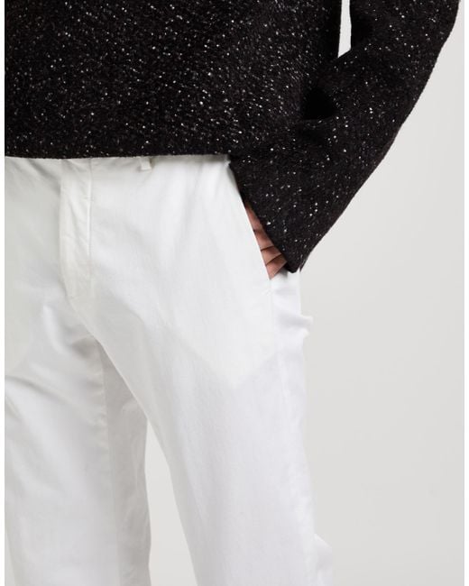 Michael Coal White Trouser for men