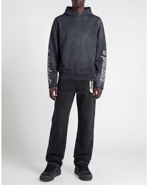 DISCLAIMER Gray Sweatshirt Cotton for men