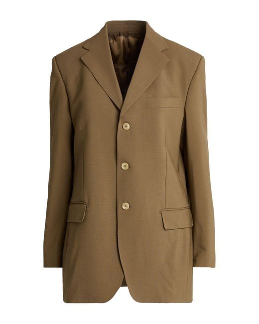 ARMARIUM Green Blazer Virgin Wool, Elastane