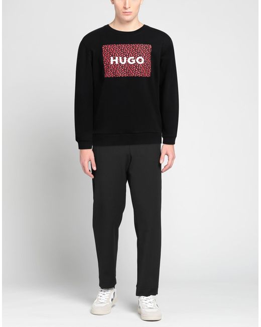 HUGO Black Sweatshirt for men
