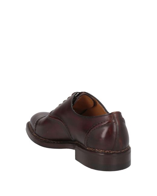A.Testoni Brown Lace-up Shoes for men