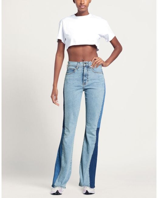 Veronica Beard Blue Jeans Cotton, Polyester, Polyurethane