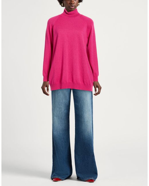 Drumohr Pink Turtleneck Cashmere