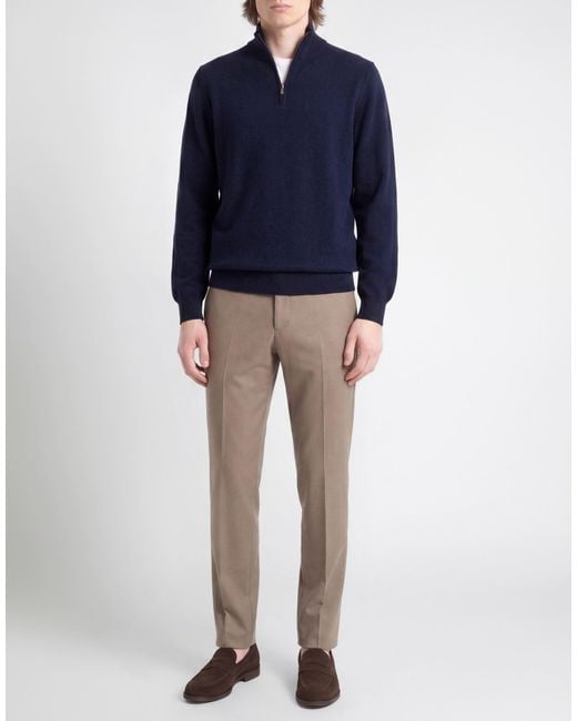Fedeli Blue Midnight Sweater Cashmere for men