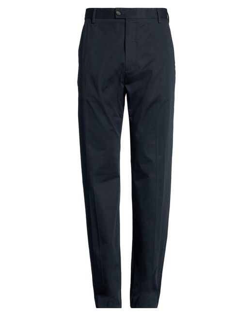 McQueen Blue Midnight Pants Cotton for men