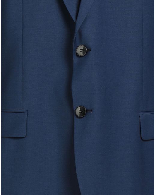 HUGO Blue Blazer Virgin Wool, Polyester, Elastane for men
