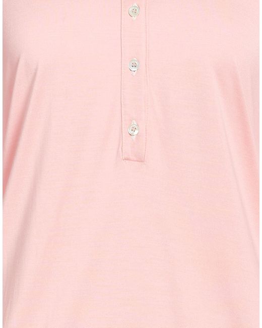 Roberto Collina Pink T-Shirt Cotton
