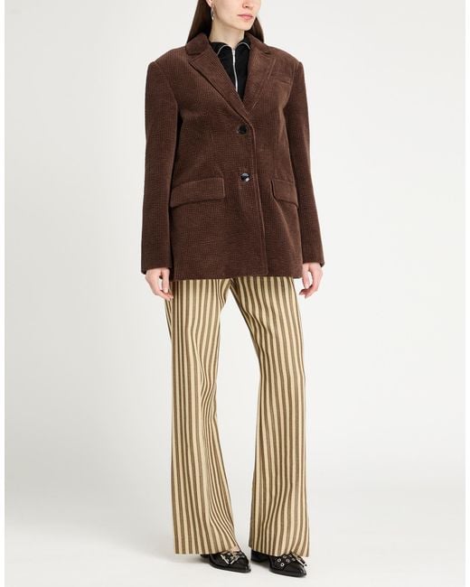 Ganni Brown Blazers