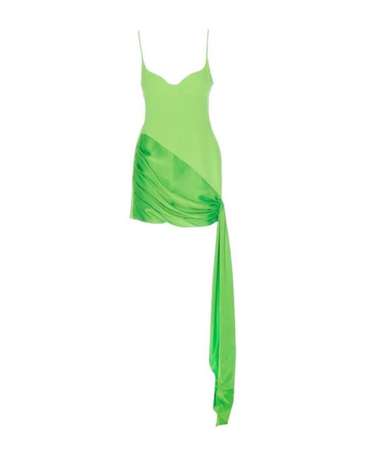 David Koma Green Mini-Kleid