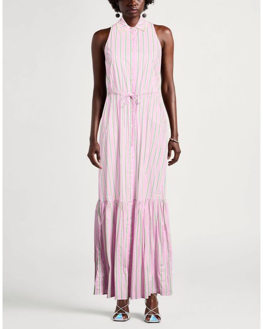 Mc2 Saint Barth Pink Maxi Dresses