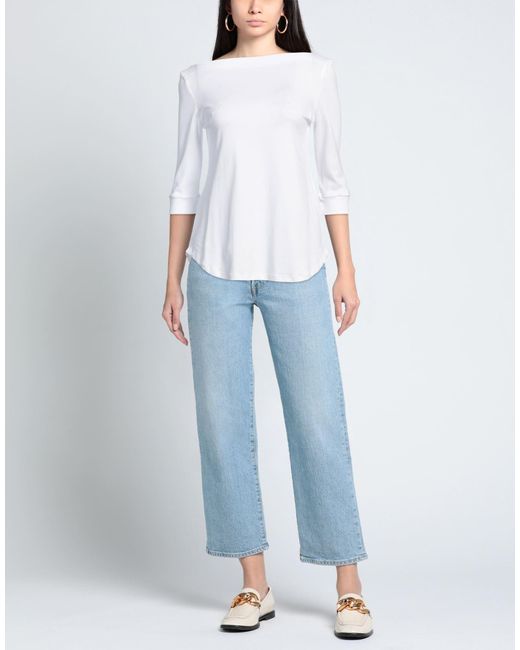 AROVESCIO White T-Shirt Supima