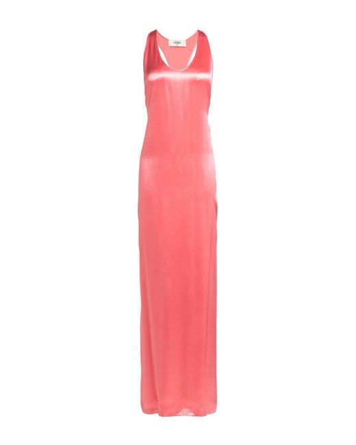 Fendi Pink Maxi-Kleid
