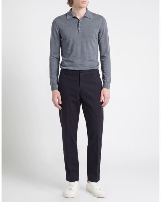 Liu Jo Blue Pants Cotton, Elastane for men
